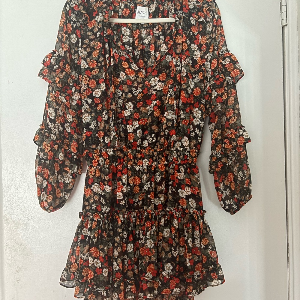 Misa Los Angeles Floral Mini Dress